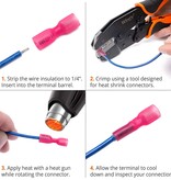 Heat Shrink Female Waterproof Connectors (Pack Of 4)