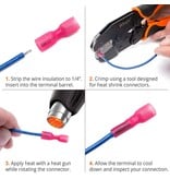 Heat Shrink Female Waterproof Connectors (Pack Of 4)