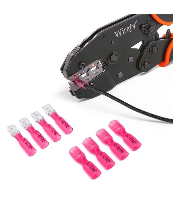 Heat Shrink Female Waterproof Connectors (Pack Of 4)