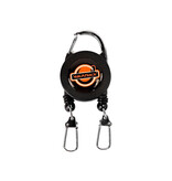 YakAttack Double Attachment Clip-On RetractorDual 18” Nylon Cord