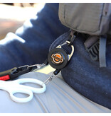 YakAttack Double Attachment Clip-On RetractorDual 18” Nylon Cord