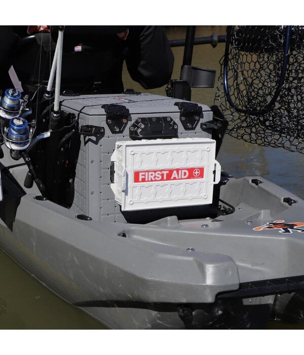 Yak-Attack Reel Essentials First Aid Kit With Dry Bag TracPak And Quick Release Base