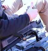 Yak-Attack Single Attachment Clip-On Retractor 24” Stainless Steel Wire