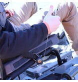 Yak-Attack Single Attachment Clip-On Retractor 24” Stainless Steel Wire