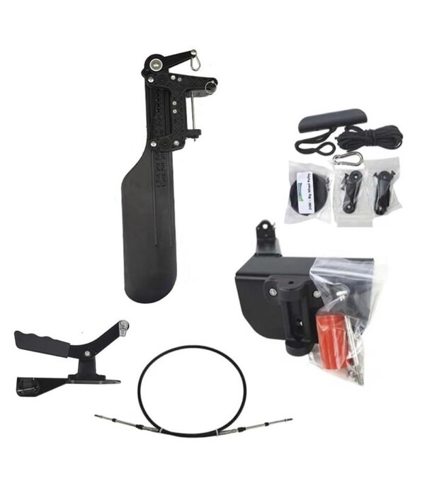 NuCanoe QuickConnect Rudder System Hand Steer