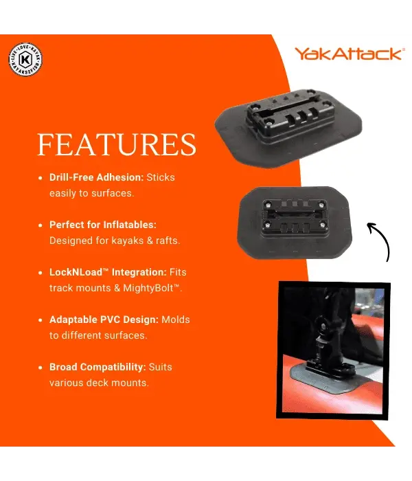 YakAttack Switchpad Adhesive Mount