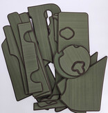PA 12 Deck Pad Kit Interior Green/Espresso
