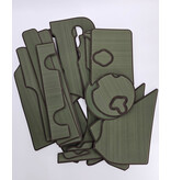 PA 12 Deck Pad Kit Interior Green/Espresso