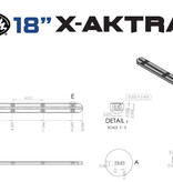Ketch Boards 18" X-Aktrak Raw Aluminum (Single)
