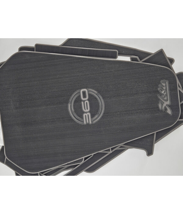 PA 14 360 Deck Pad Kit Complete Black/Grey