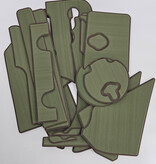 PA 14 Deck Pad Kit Interior Green/Espresso