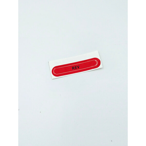 Sticker Reverse Red