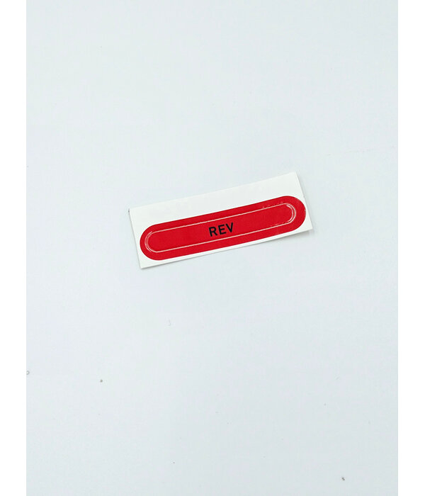 Sticker Reverse Red