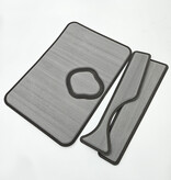 Mat Compass Rectangular Hatch Pad Grey