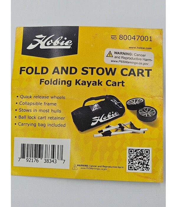 Plug-In Kayak Cart Fold & Stow