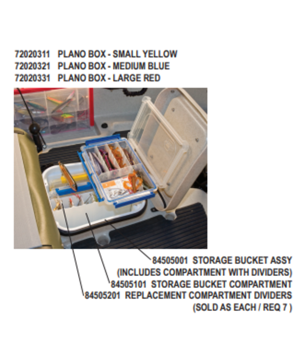 Replacement Compartment Divider