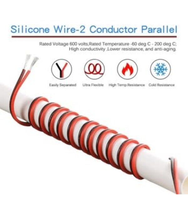 BNTECHGO 18AWG Duplex Wire (Per Foot)