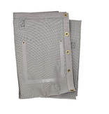 Wave Club Trampoline Grey Mesh Port (Left Side)