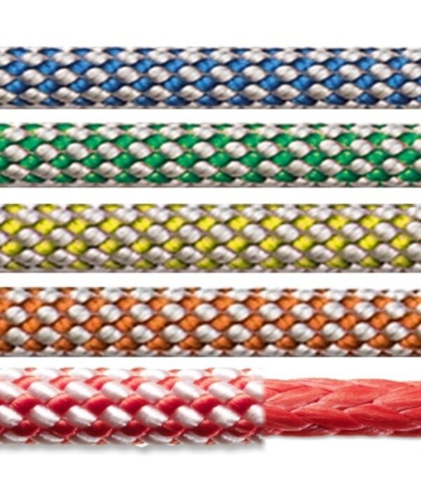 FSE Robline Dinghy Control Line FSE Robline White/Green 6mm 34' Hank
