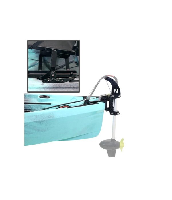 NuCanoe QuickConnect Mounting & Control Kit Torqeedo + EPS - Hand Steer Frontier 12 (Closeout)