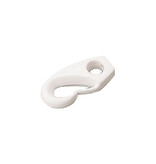 Sea-Dog Shock Cord Clip With Gate 1/4" White