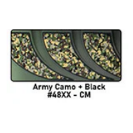 NuCanoe Unlimited Completion Decking Kit Black (Army Camo On Black)