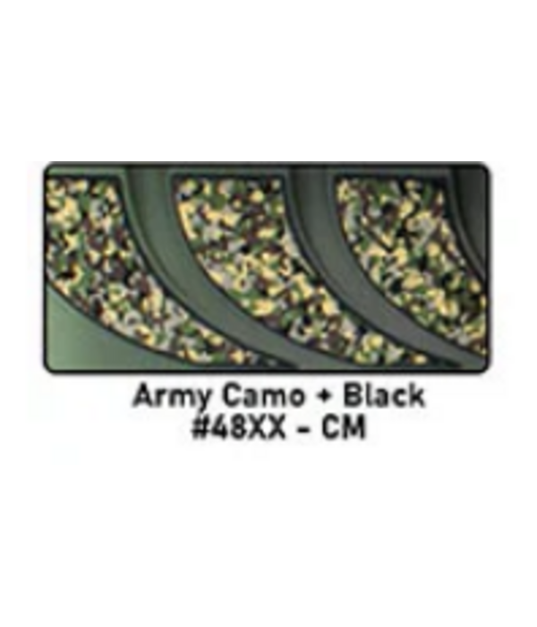 NuCanoe Unlimited Completion Decking Kit Black (Army Camo On Black)