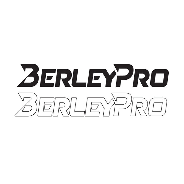 (Closeout) "BerleyPro" Decal 14" White