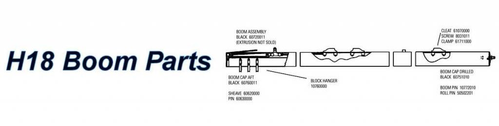 Hobie 18 Boom Parts