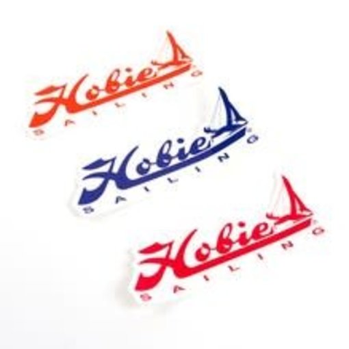 Hobie Decal "Hobie Sailing" Blue/Red/Orange 12"