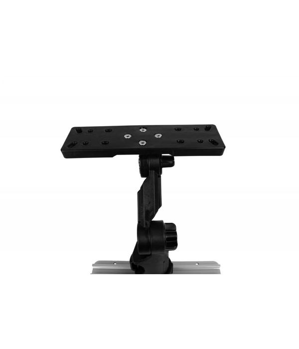 YakAttack Rectangular Fish Finder Mount With Track Mounted LockNLoad Mounting System