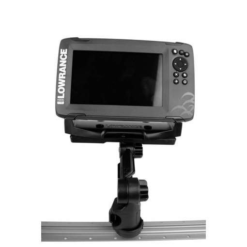 Yak-Attack Rectangular Fish Finder Mount With Track Mounted LockNLoad Mounting System