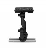 Yak-Attack Humminbird Helix Fish Finder Mount With Track Mounted LockNLoad Mounting System