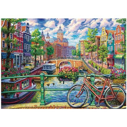 Cobble Hill Puzzles Cobble Hill Amsterdam Canal Puzzle 1000pcs