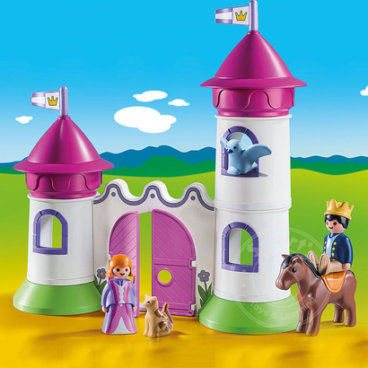 Playmobil Playmobil 123 Castle with Stackable Towers