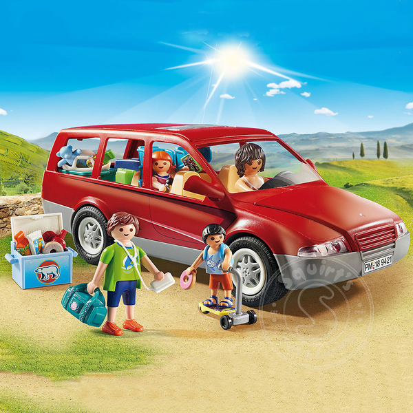 playmobil red car