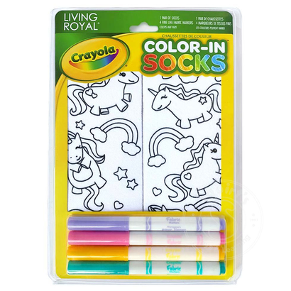 Crayola Color-In Socks Unicorn Fun