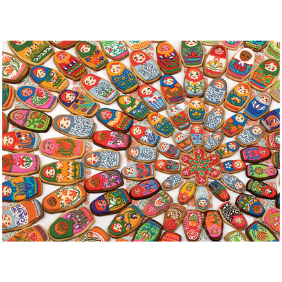 Cobble Hill Puzzles Cobble Hill Matryoshka Cookies Puzzle 1000pcs