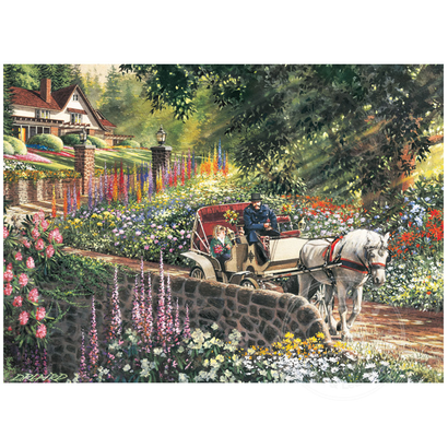 Cobble Hill Puzzles Cobble Hill Carriage Ride Easy Handling Puzzle 275pcs