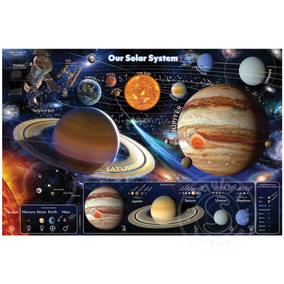 Cobble Hill Puzzles Cobble Hill Our Solar System Floor Puzzle 48pcs