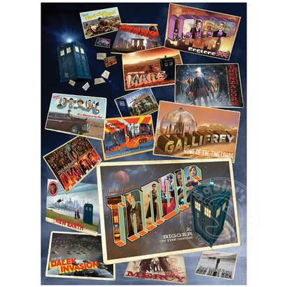 Cobble Hill Puzzles Cobble Hill Doctor Who: Postcards Puzzle 1000pcs