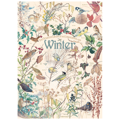Cobble Hill Puzzles Cobble Hill Country Diary Winter Puzzle 1000pcs