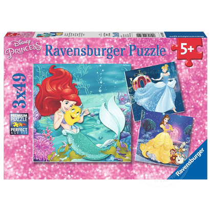 Ravensburger Ravensburger Disney Princess: Pincesses Adventure Puzzle 3 x 49pcs