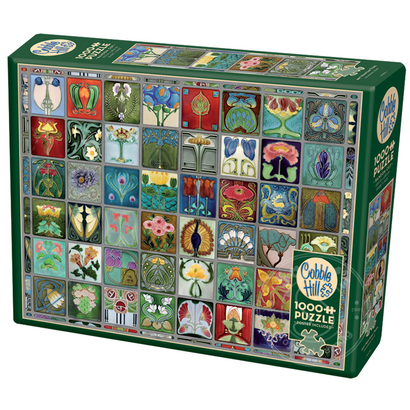 Cobble Hill Puzzles Cobble Hill Art Nouveau Tiles Puzzle 1000pcs