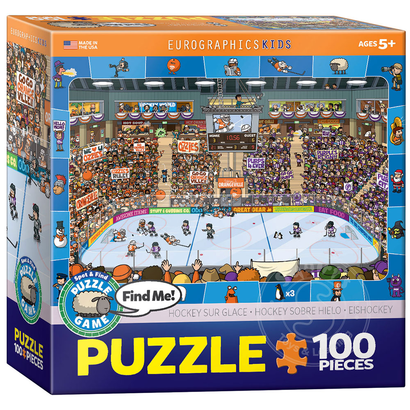 Eurographics Eurographics Spot & Find: Hockey Puzzle 100pcs