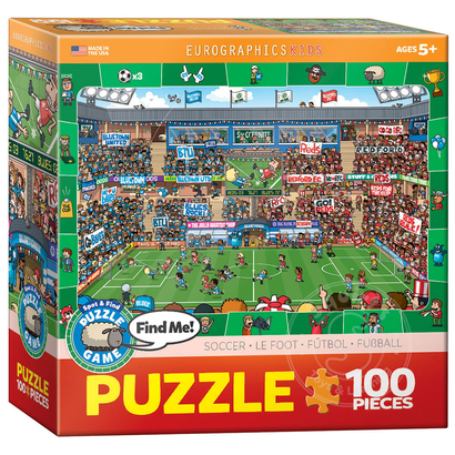 Eurographics Eurographics Spot & Find Soccer Puzzle 100pcs