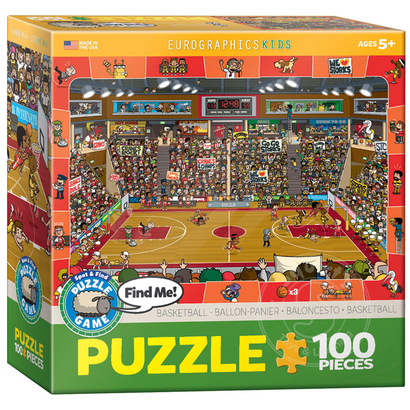 Eurographics Eurographics Spot & Find Basketball Puzzle 100pcs