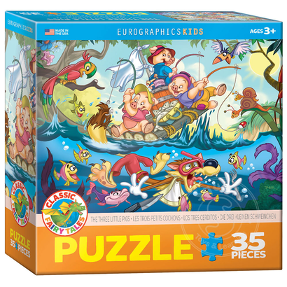 Eurographics Eurographics Three Little Pigs Puzzle 35pcs