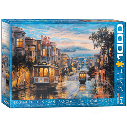Eurographics Eurographics San Francisco, Cable Car Heaven Puzzle 1000pcs