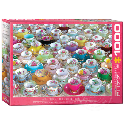 Eurographics Eurographics Teacup Collection Puzzle 1000pcs